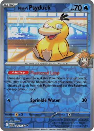 Misty's Psyduck - 045/182 - Reverse