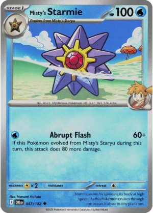 Misty's Starmie - 047/182