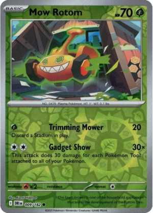 Mow Rotom - 009/182 - Reverse