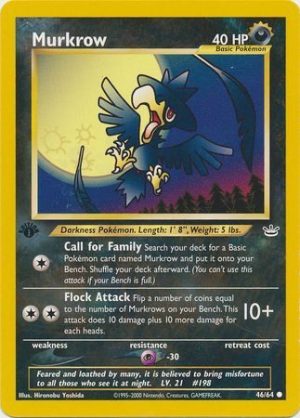 Murkrow - 46/64 - 1st Edition