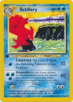 Octillery - 34/64 - 1st Edition