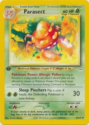 Parasect - 35/64 - 1st Edition