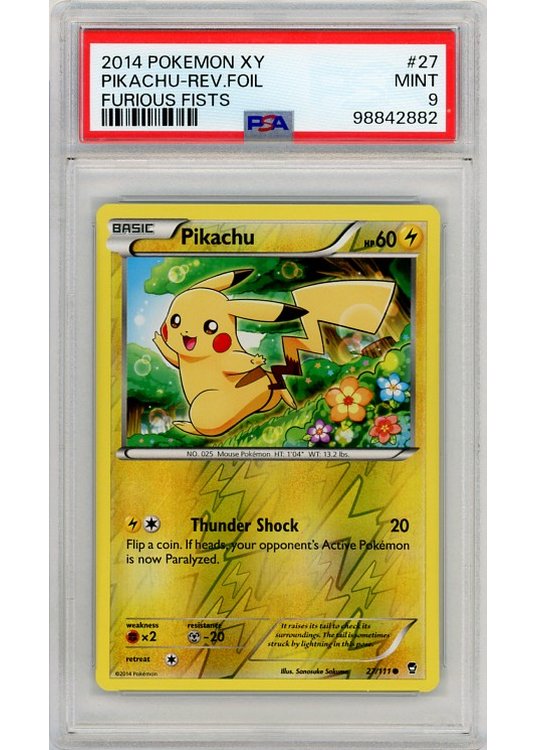 Pikachu PSA 9 - Gradede pokemon kort på Pokemons.dk