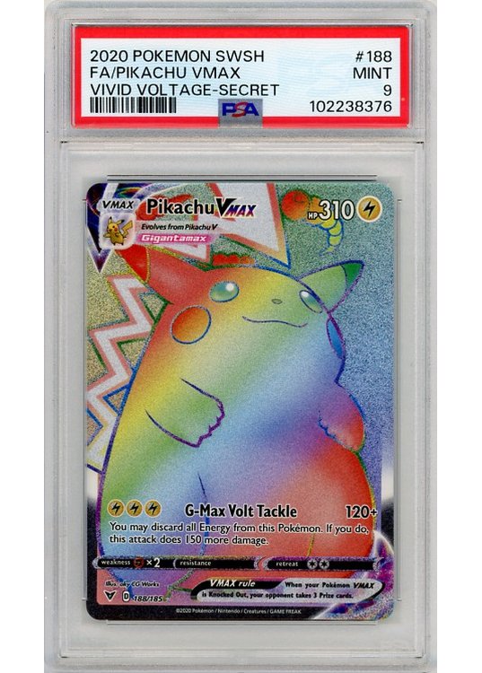 Pikachu VMAX – 188/185 – PSA 9
