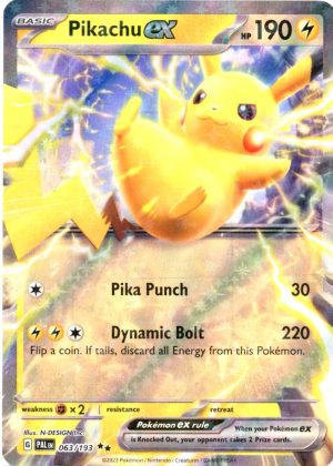 Pikachu ex - 063/193