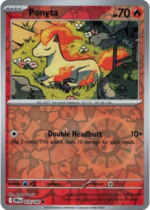 Ponyta - 029/182 - Reverse