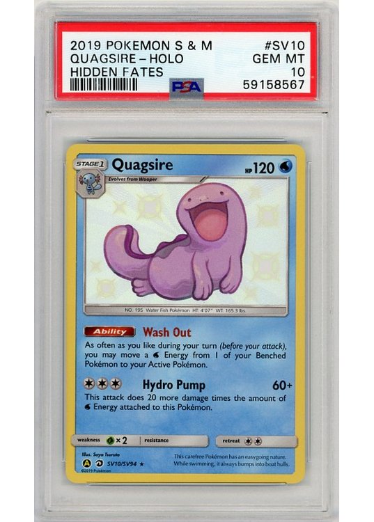 Quagsire SV10/SV94 PSA 10
