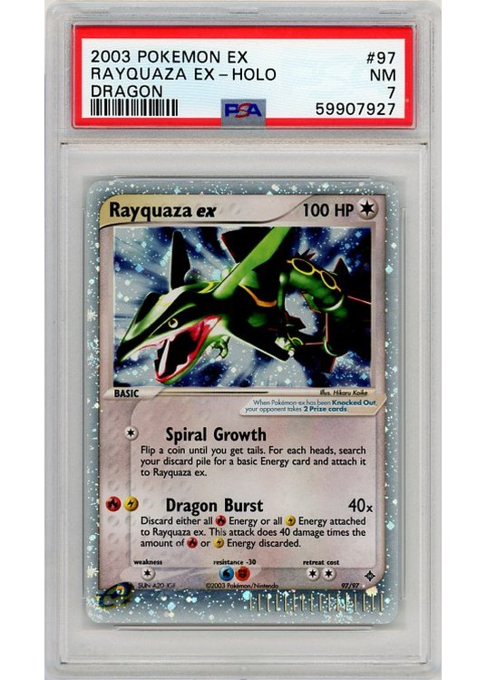 Rayquaza ex 97/97 PSA 7