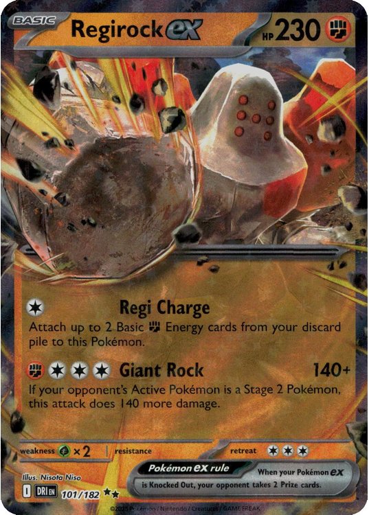 Regirock ex - 101/182