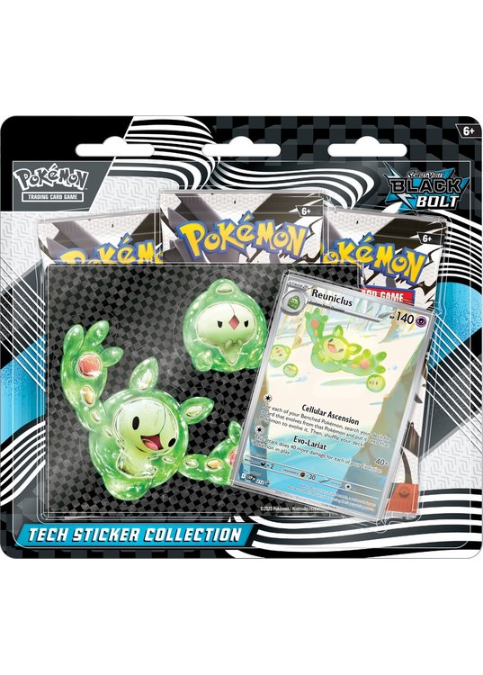 Reuniclus tech sticker collection (3 stk.) - SV10.5 Black Bolt