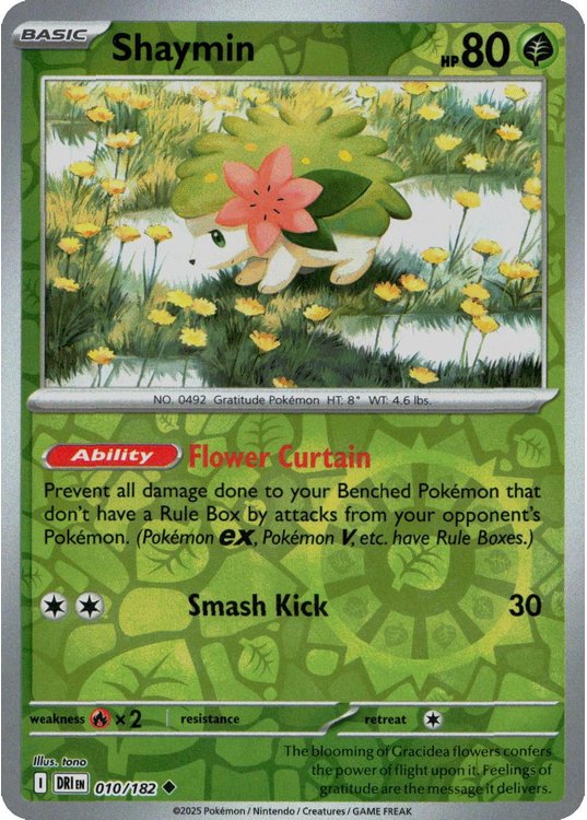Shaymin - 010/182 - Reverse