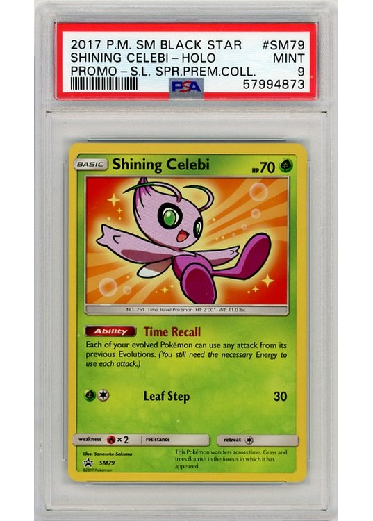 Shining Celebi SM79 PSA 9