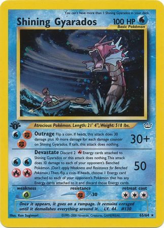 Shining Gyarados - 65/64 - 1st Edition
