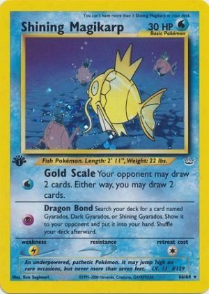 Shining Magikarp - 66/64 - 1st Edition