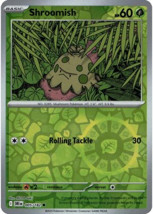 Shroomish - 005/182 - Reverse