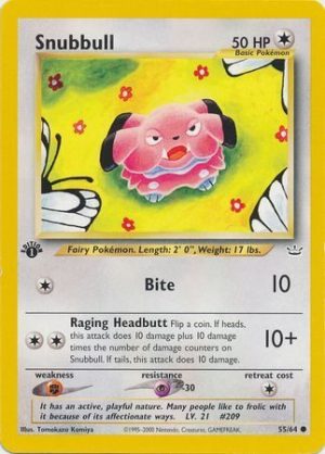 Snubbull - 55/64 - 1st Edition