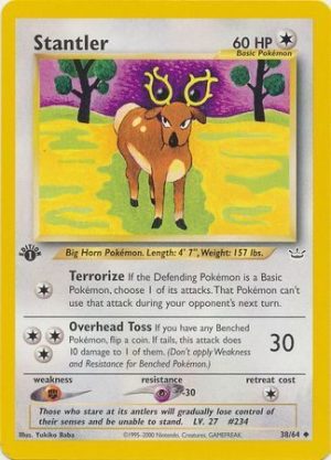 Stantler - 38/64 - 1st Edition