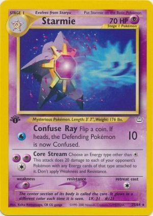 Starmie - 25/64 - 1st Edition