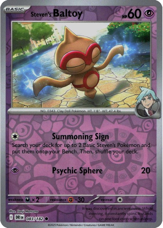 Steven's Baltoy - 083/182 - Reverse