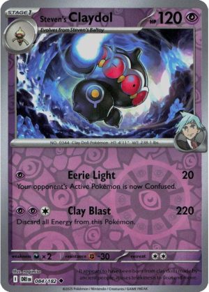 Steven's Claydol - 084/182 - Reverse