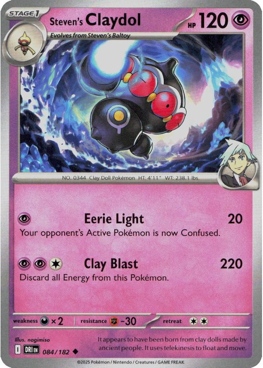 Steven's Claydol - 084/182