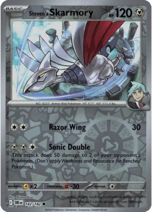 Steven's Skarmory - 142/182 - Reverse