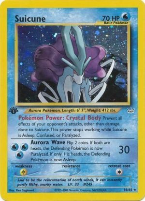 Suicune - 14/64 - 1st Edition (Holo)