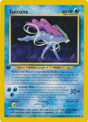 Suicune - 27/64 - 1st Edition