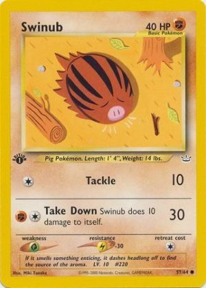 Swinub - 57/64 - 1st Edition