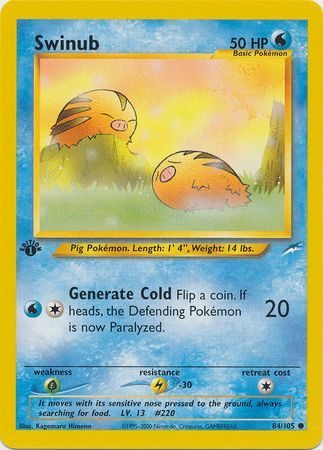 Swinub - 84/105 - 1st Edition