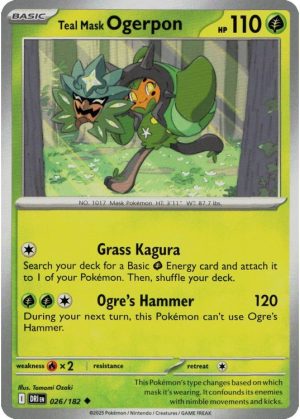 Teal Mask Ogerpon - 026/182