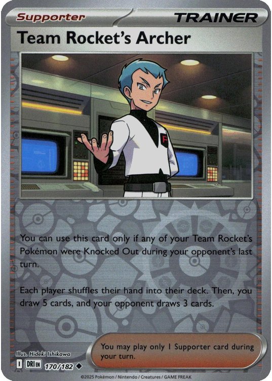 Team Rocket’s Archer – 170/182 – Reverse