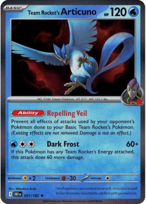 Team Rocket's Articuno - 051/182 (Holo)