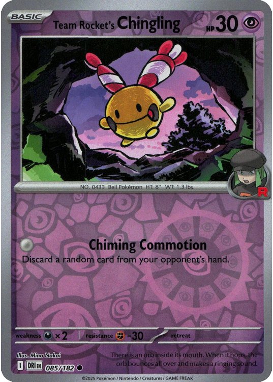 Team Rocket's Chingling - 085/182 - Reverse