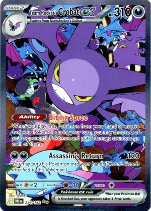 Team Rocket's Crobat ex - 234/182