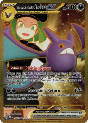 Team Rocket's Crobat ex - 242/182