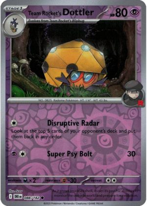Team Rocket's Dottler - 088/182 - Reverse