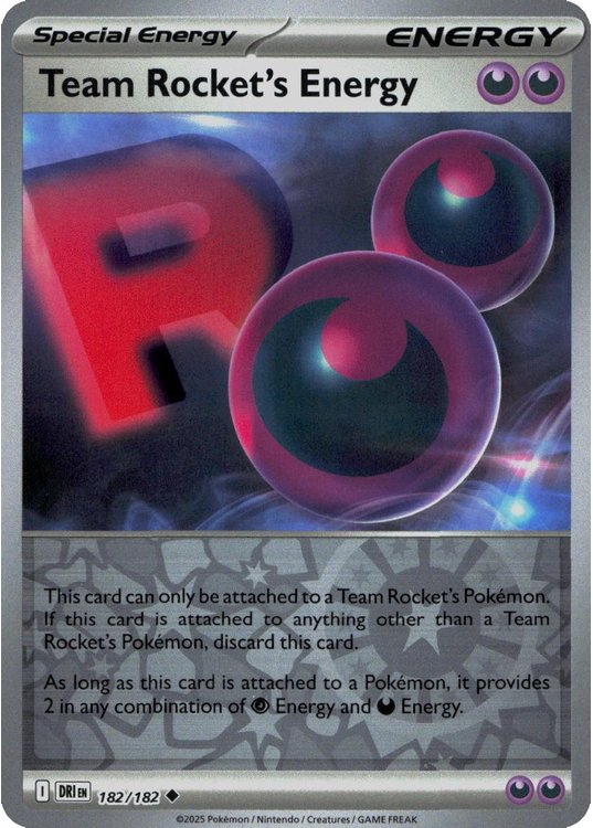 Team Rocket's Energy - 182/182 - Reverse