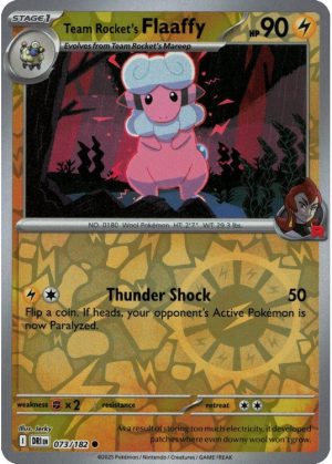 Team Rocket's Flaaffy - 073/182 - Reverse
