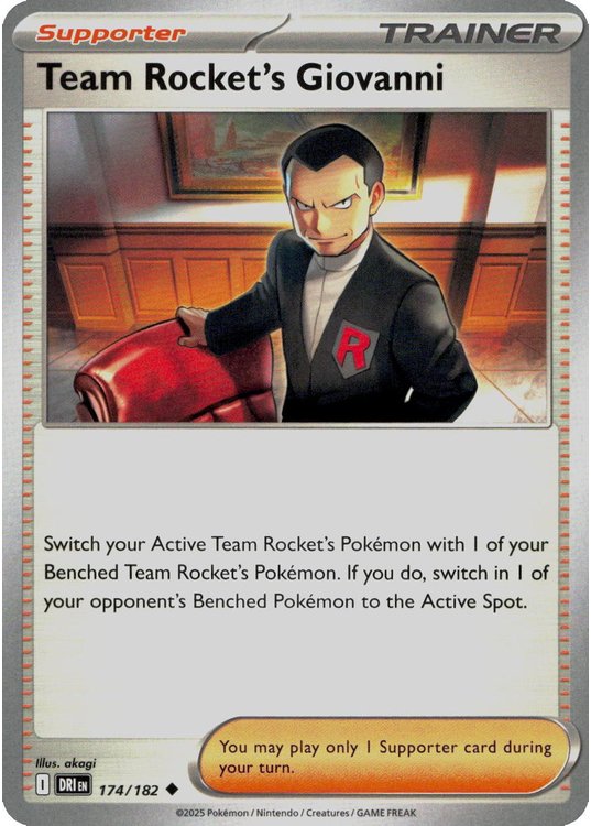 Team Rocket’s Giovanni – 174/182