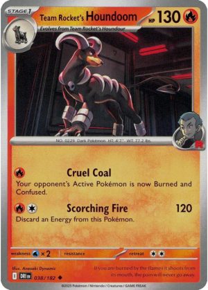 Team Rocket's Houndoom - 038/182