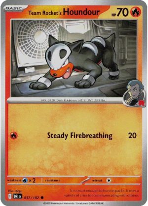 Team Rocket's Houndour - 037/182