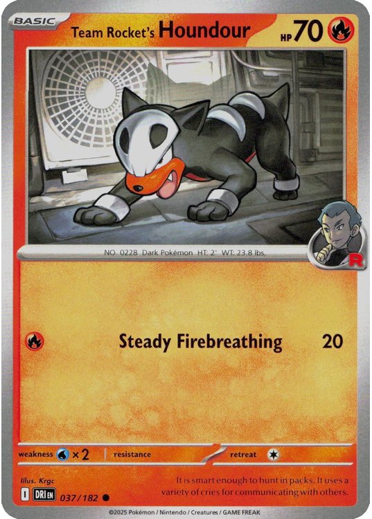 Team Rocket's Houndour - 037/182