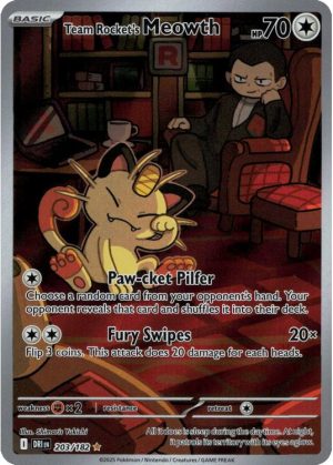 Team Rocket's Meowth - 203/182