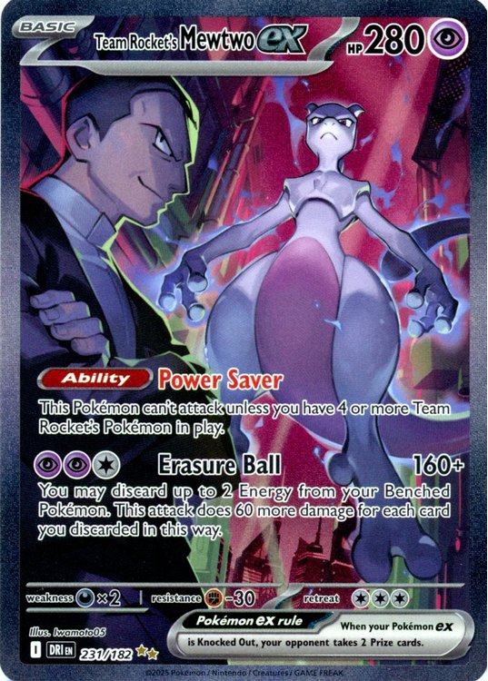 Team Rocket's Mewtwo ex - 231/182