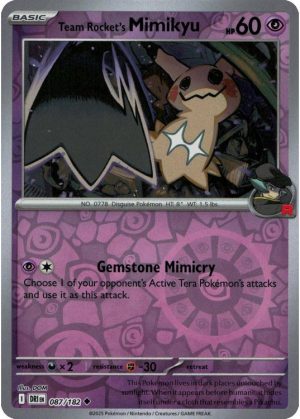 Team Rocket's Mimikyu - 087/182 - Reverse