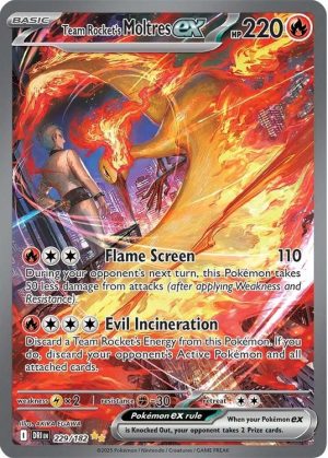 Team Rocket's Moltres ex - 229/182