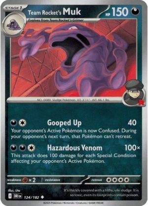 Team Rocket's Muk - 124/182