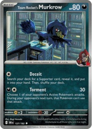 Team Rocket's Murkrow - 127/182