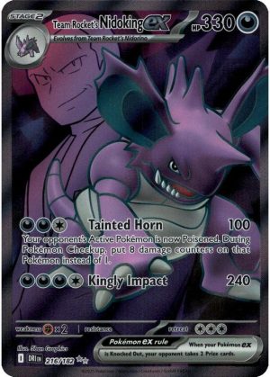 Team Rocket's Nidoking ex - 216/182